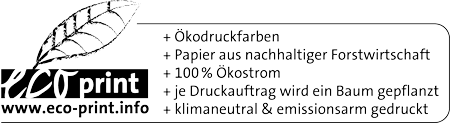 eco-print Logo für nachhaltiges Frischfaser Papier