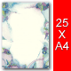 Schreibblock, Briefpapierblock, DIN A4, 25 Blatt, mit Motiv
